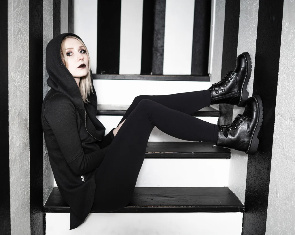 Black 2-Buckle Anarchic Boot - Image 6