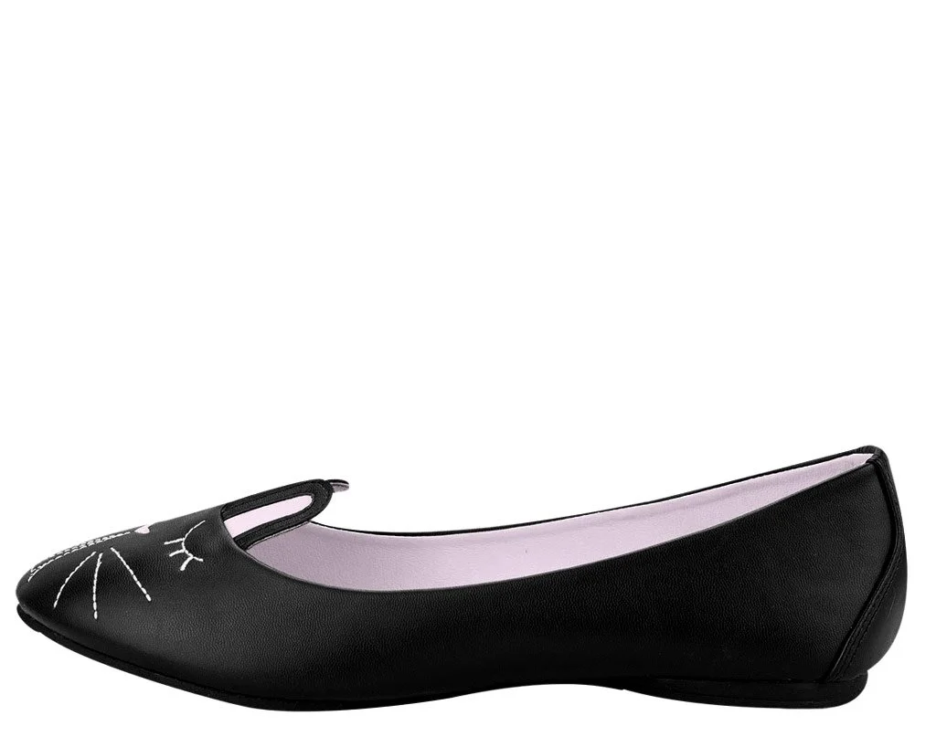 Black Bunny Flat *ALL ITEMS FINAL SALE/NON-RETURNABLE* - Image 3