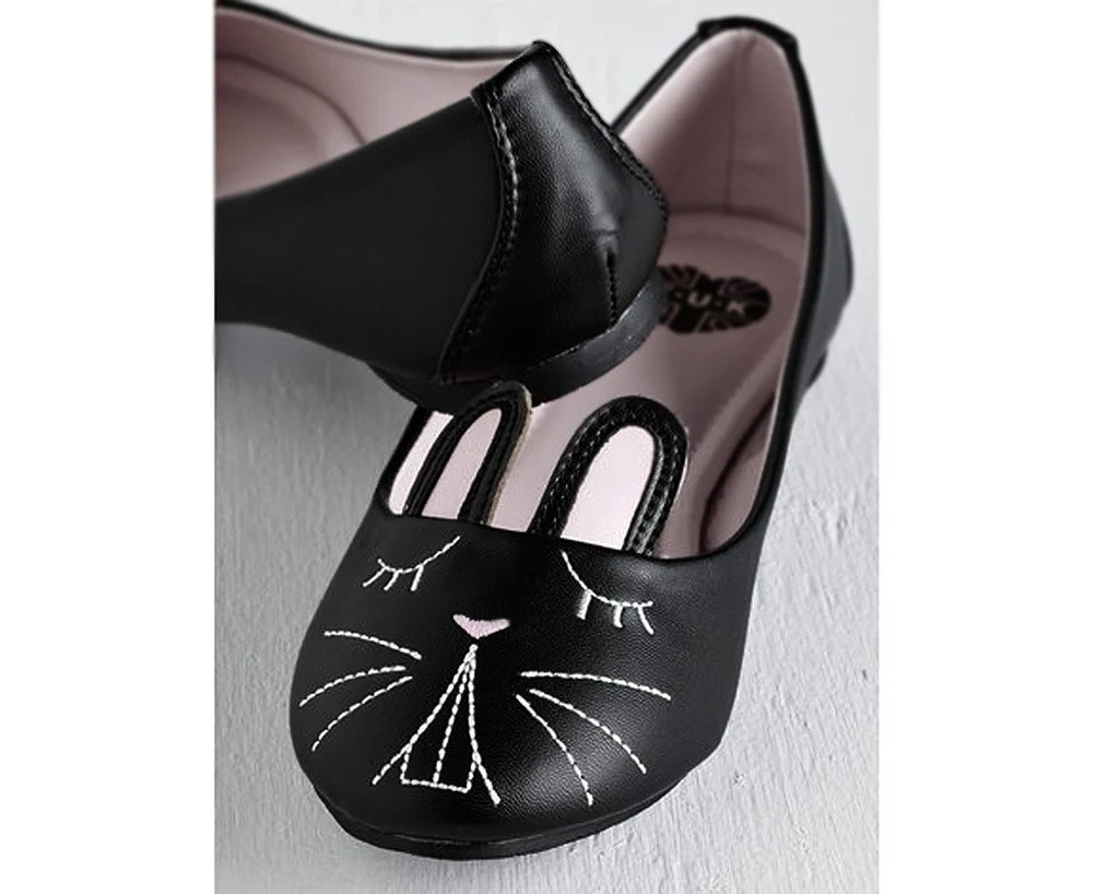 Black Bunny Flat *ALL ITEMS FINAL SALE/NON-RETURNABLE* - Image 4