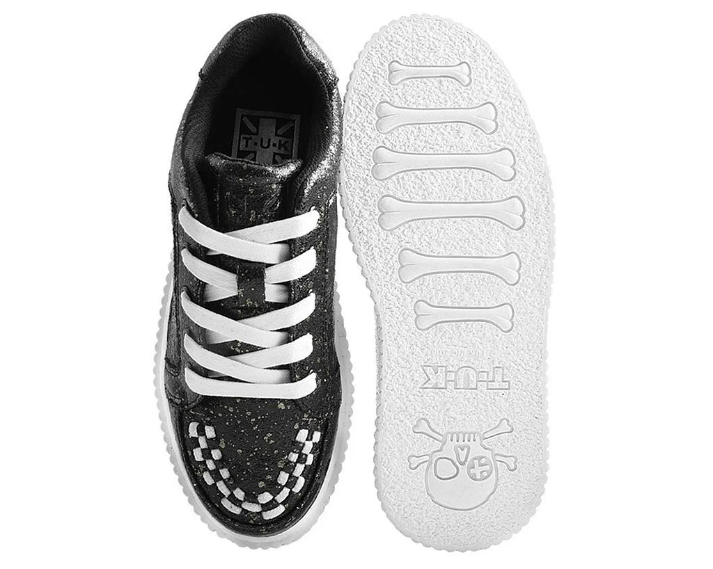 Black & Chrome Paint Splatter Casbah Creeper - Image 4