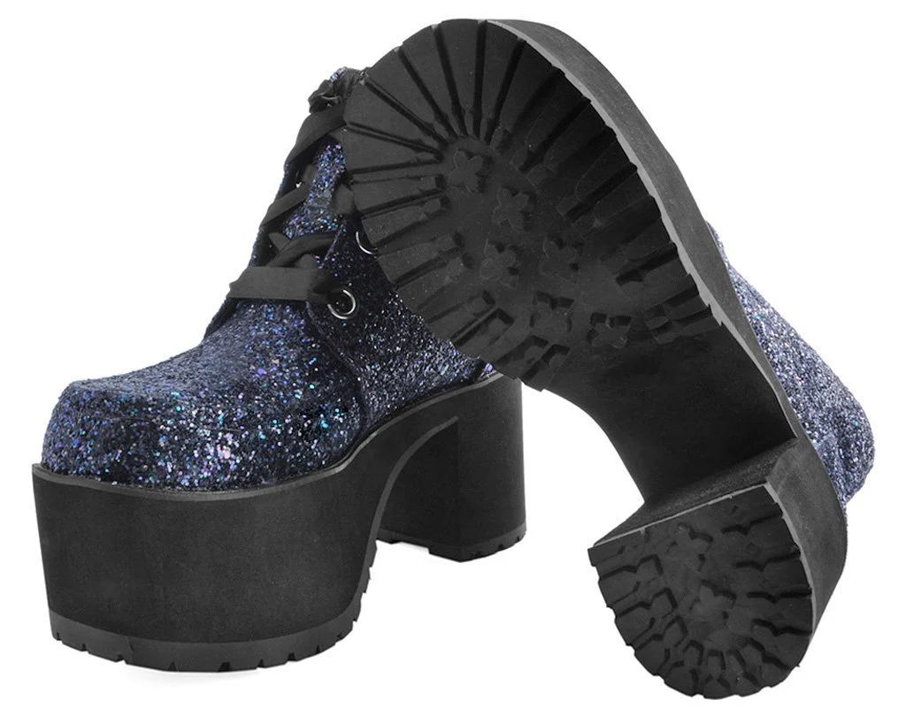 Black Jewels Glitter Nosebleed Boot - Image 4