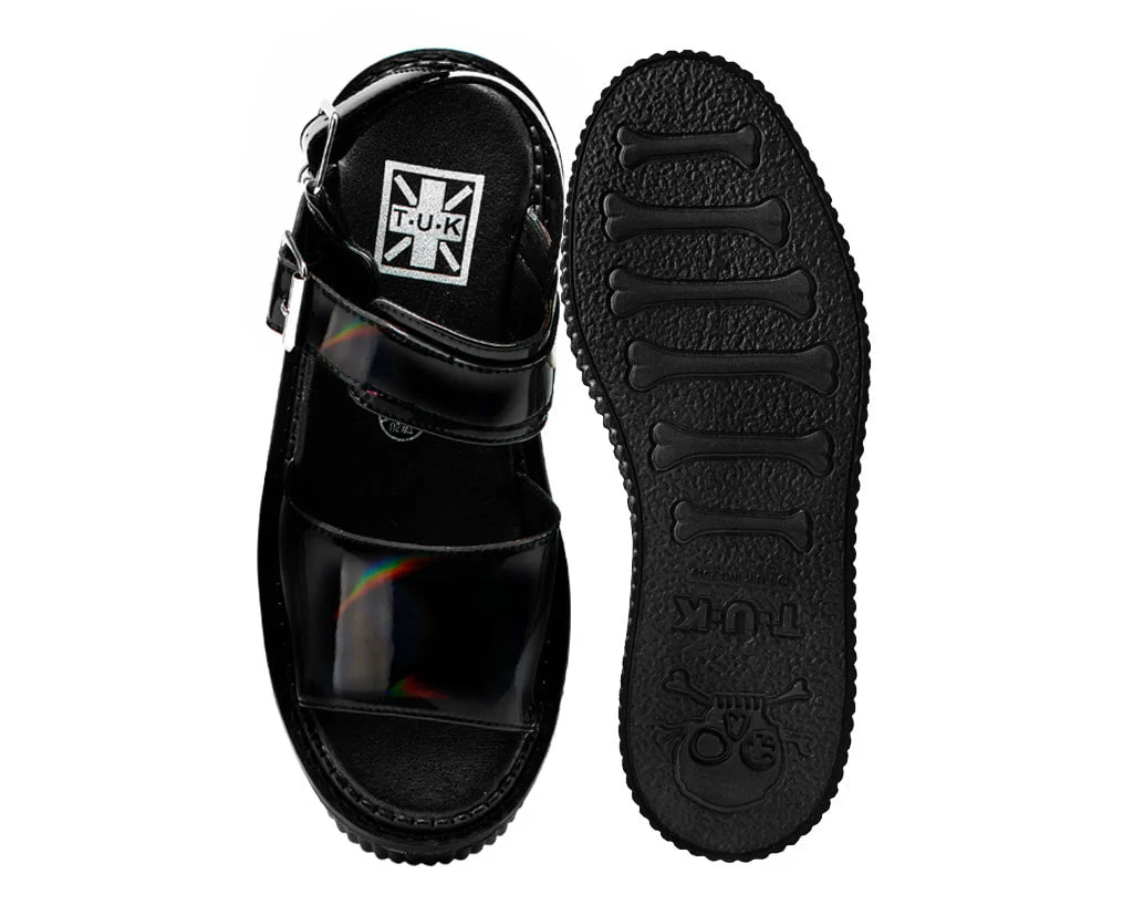 Black Rainbow Haze Strato Sandal - Image 5