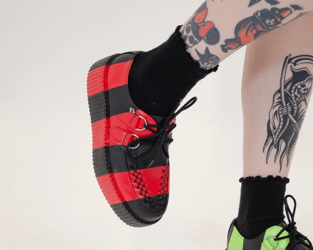 Black & Red Striped Viva Mondo Creeper - Image 6