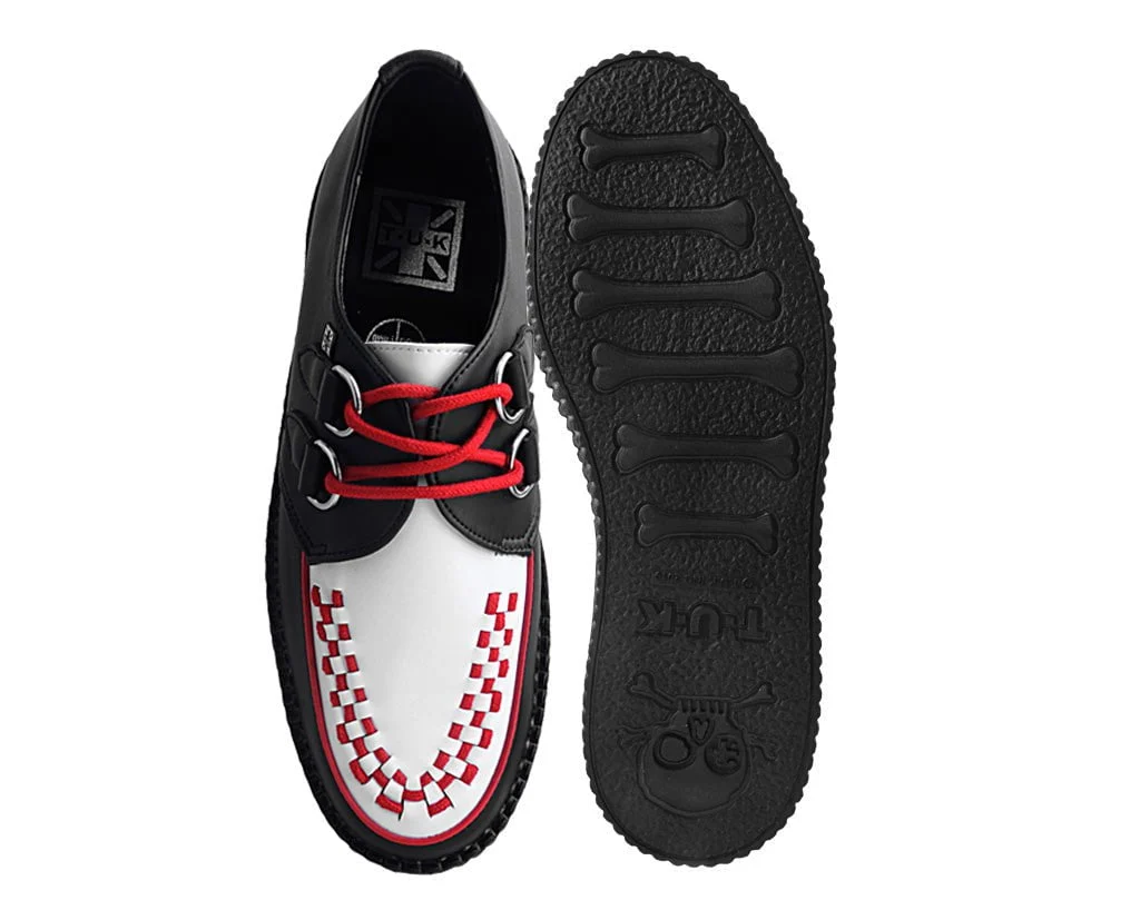 Black & White TUKskin™ Red Interlace Creeper - Image 4