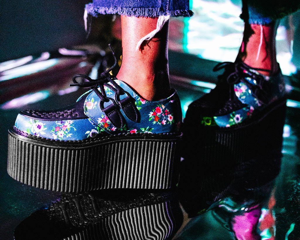 Blue Floral D-Ring Stratocreeper - Image 2