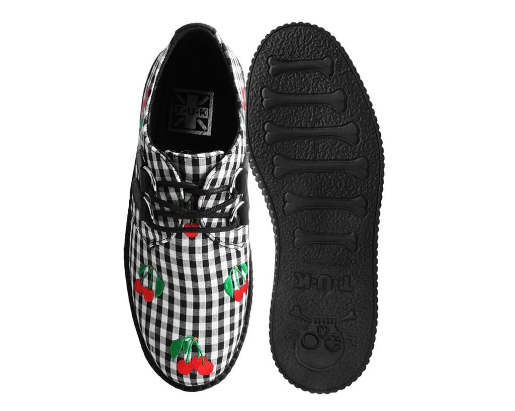 Cherry Gingham Mondo Creeper - Image 3