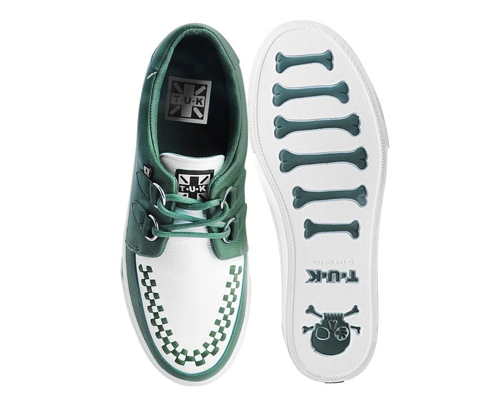 Dark Cedar & White 2-Ring Creeper Sneaker - Image 4