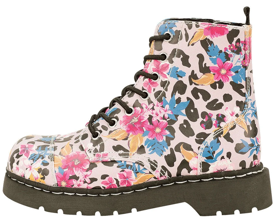 Floral Leopard Boots - Image 3