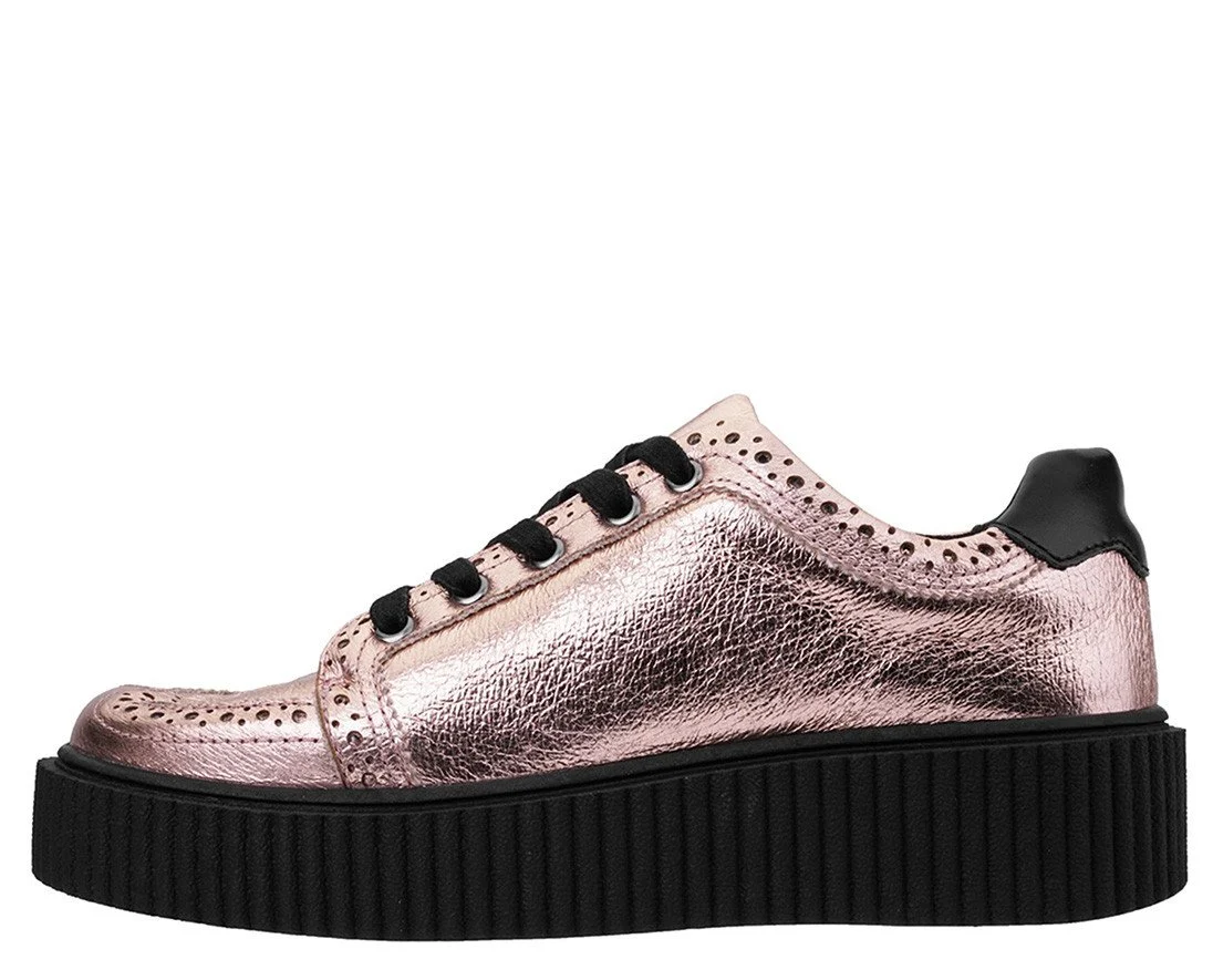 Rose Gold Wingtip Casbah Creeper - Image 3