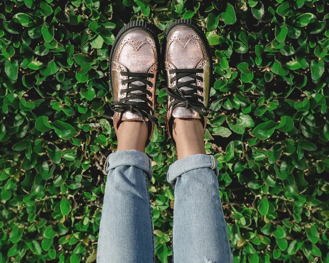 Rose Gold Wingtip Casbah Creeper - Image 5