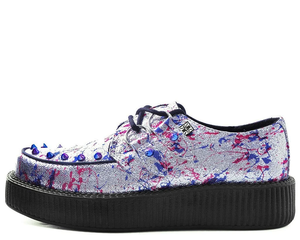 Silver Multi Paint Splash Spiked Creeper - Image 3