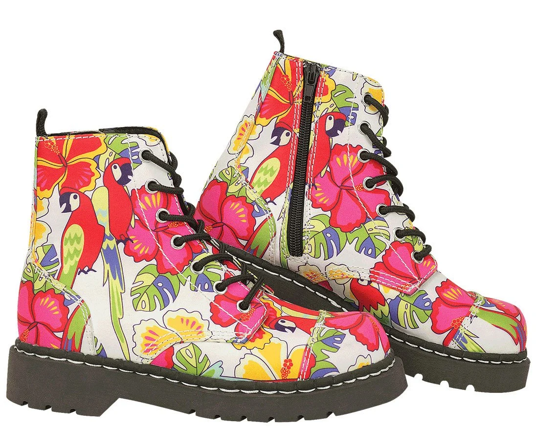 Tropical Parrot Boots - *FINAL SALE/NON-RETURNABLE - Image 3