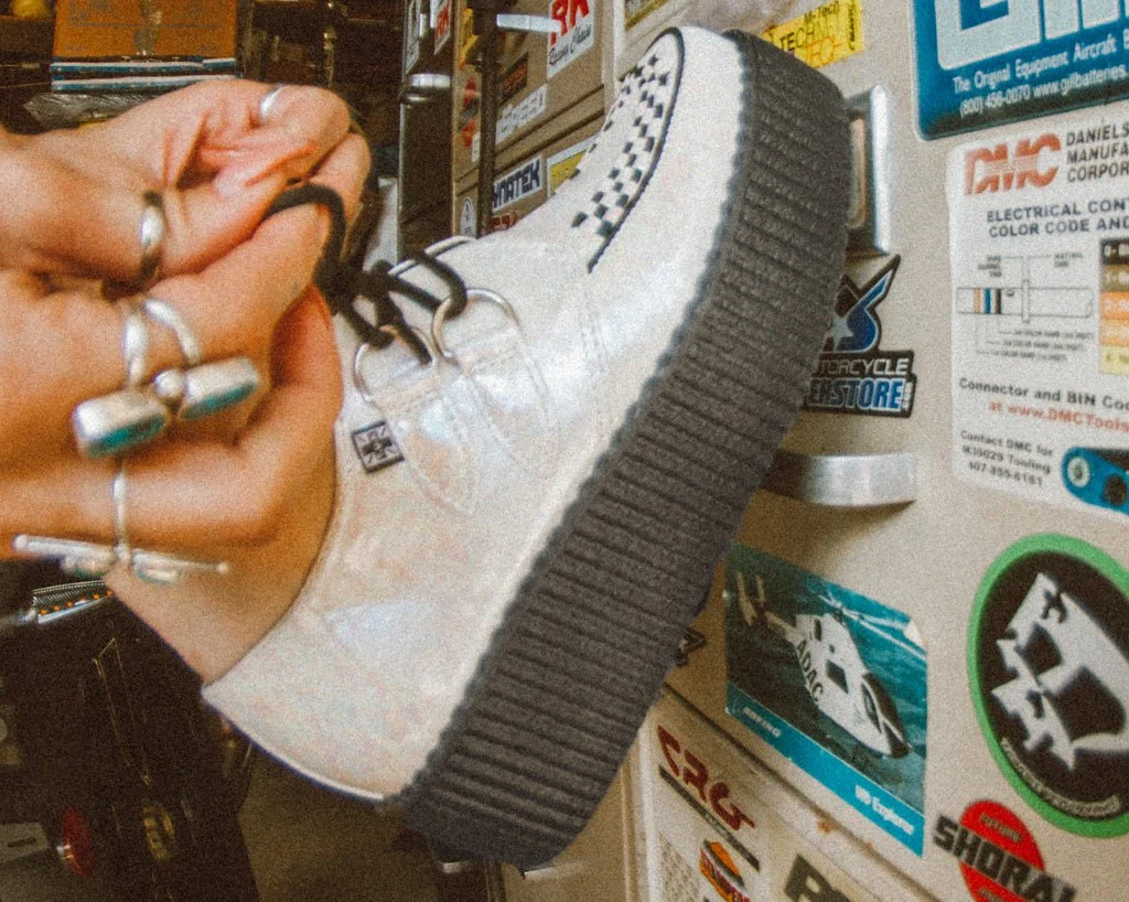 White Oil Slick Mondo Creeper - Image 7