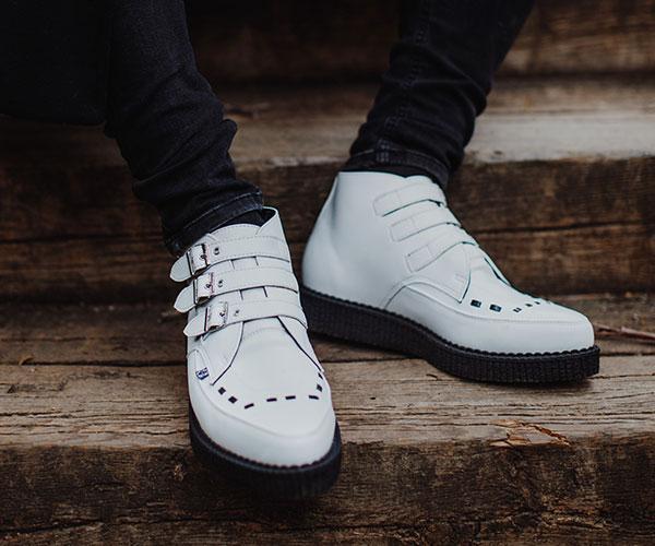White TUKskin™ 3-Buckle Boot - Image 2